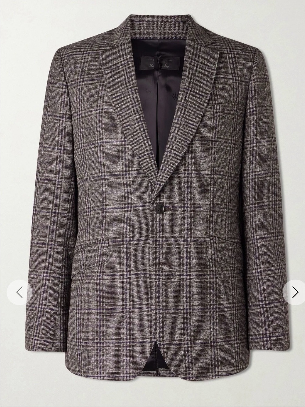 rag & bone Butler Check Wool Blazer